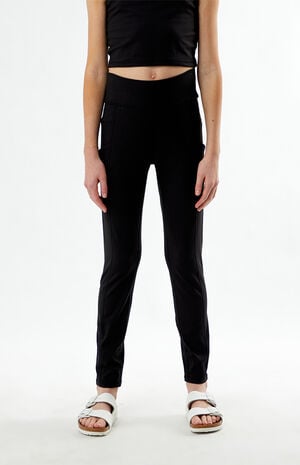 PAC WHISPER Active Black Pocket Yoga Pants image number 1