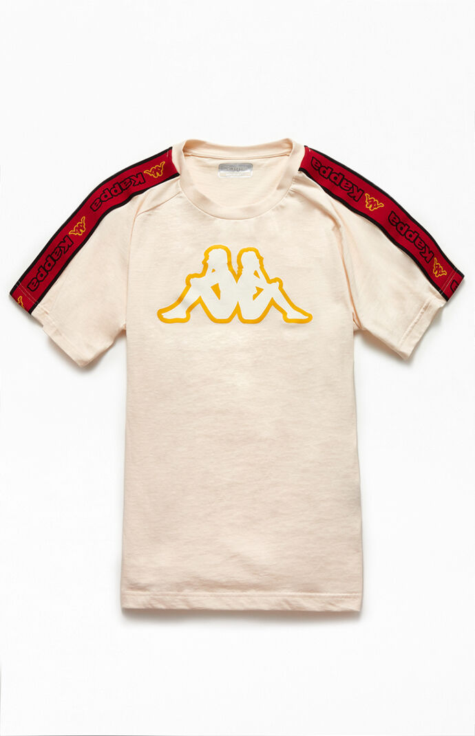 Beige Logo Avirec 2 T-Shirt