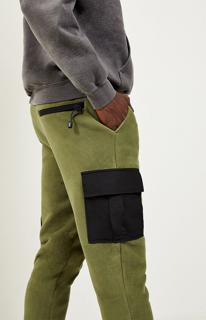 cargo fleece joggers