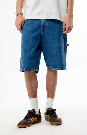 Medium Blue Carpenter Jean Shorts image number 2