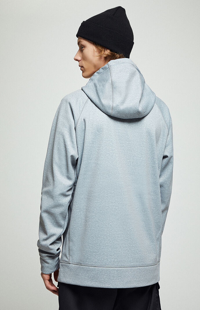 Heather Grey Crown Bonded Pullover Hoodie