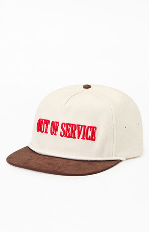 Out of Service Wool Golfer Dad Hat image number 4