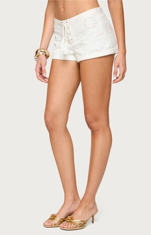 Trisha Tassle Eyelet Shorts image number 2