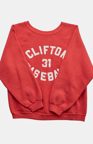 80s Clifton Baseball Crew Neck Sweatshirt image number 3