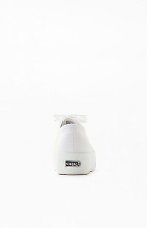 Women's White 2790 Platform Sneakers image number 3