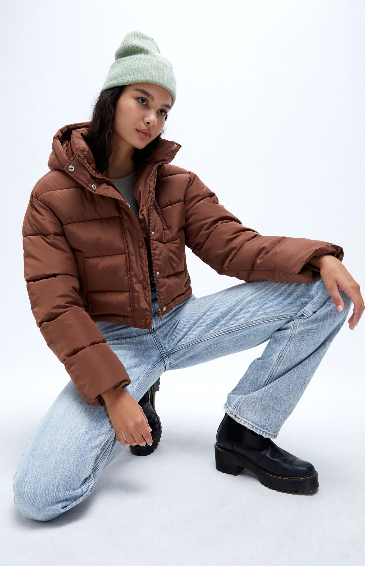Pacsun puffer cheap jacket