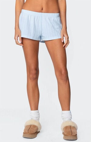 Irene Low Rise Pointelle Micro Shorts image number 2