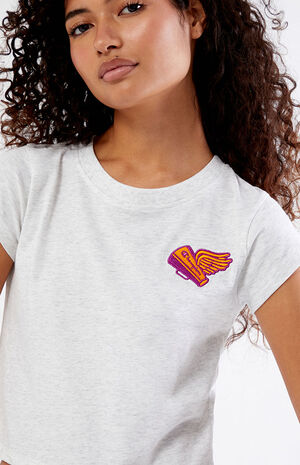 Heather Grey Classic Jersey Y2K T-Shirt image number 1