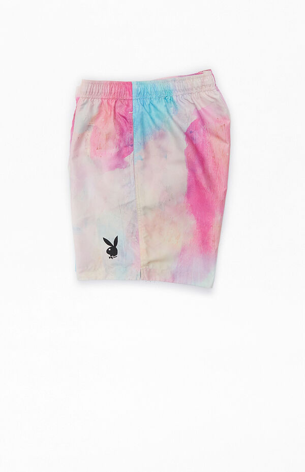 Playboy By PacSun Oil Paint Swim Trunks PacSun