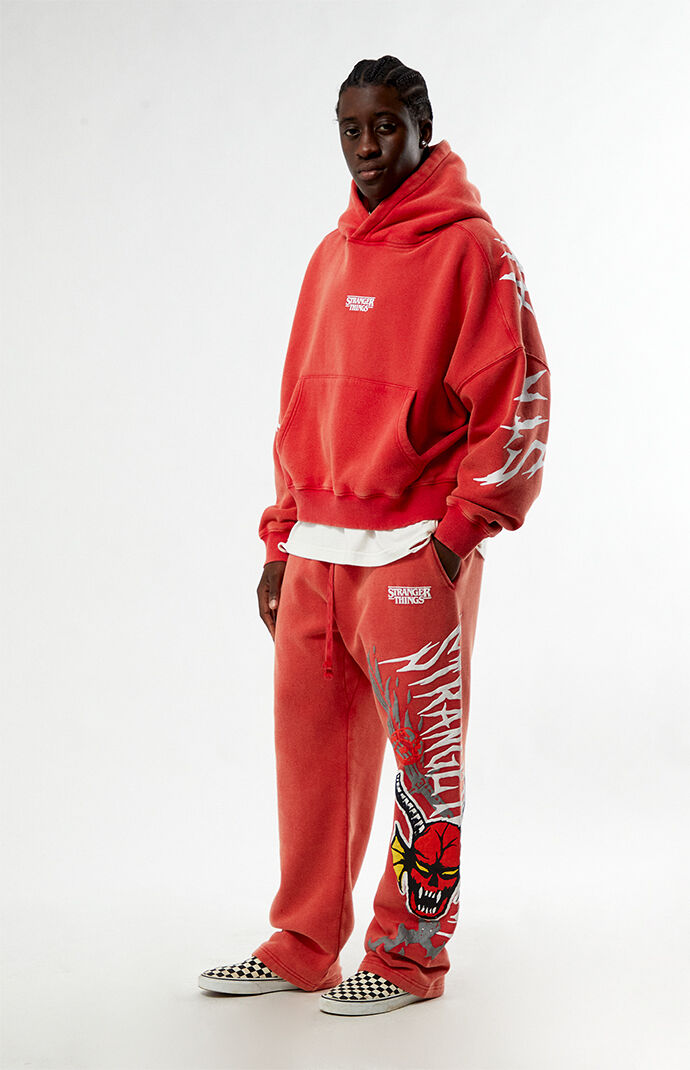 Netflix x Stranger Things Red Hellfire Club Hoodie | Pacsun