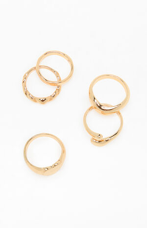 5 Pack Maddy Chunky Rings image number 2