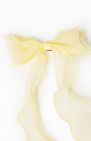 Big Chiffon Bow Barrette image number 2