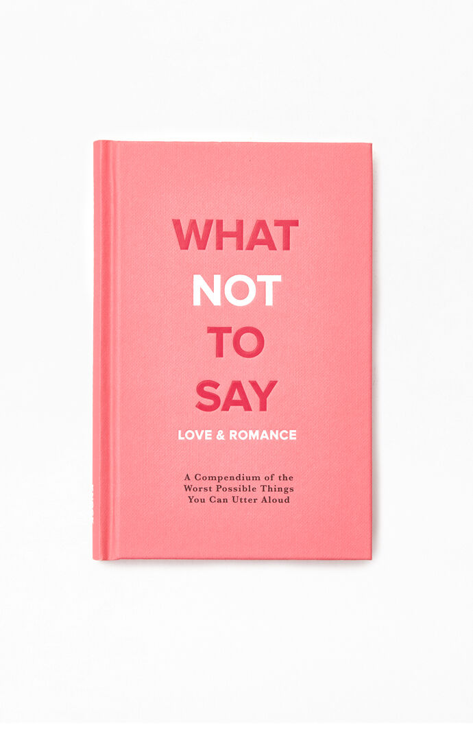 What Not To Say Book
