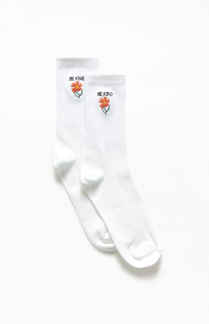 Be Kind Flower Socks