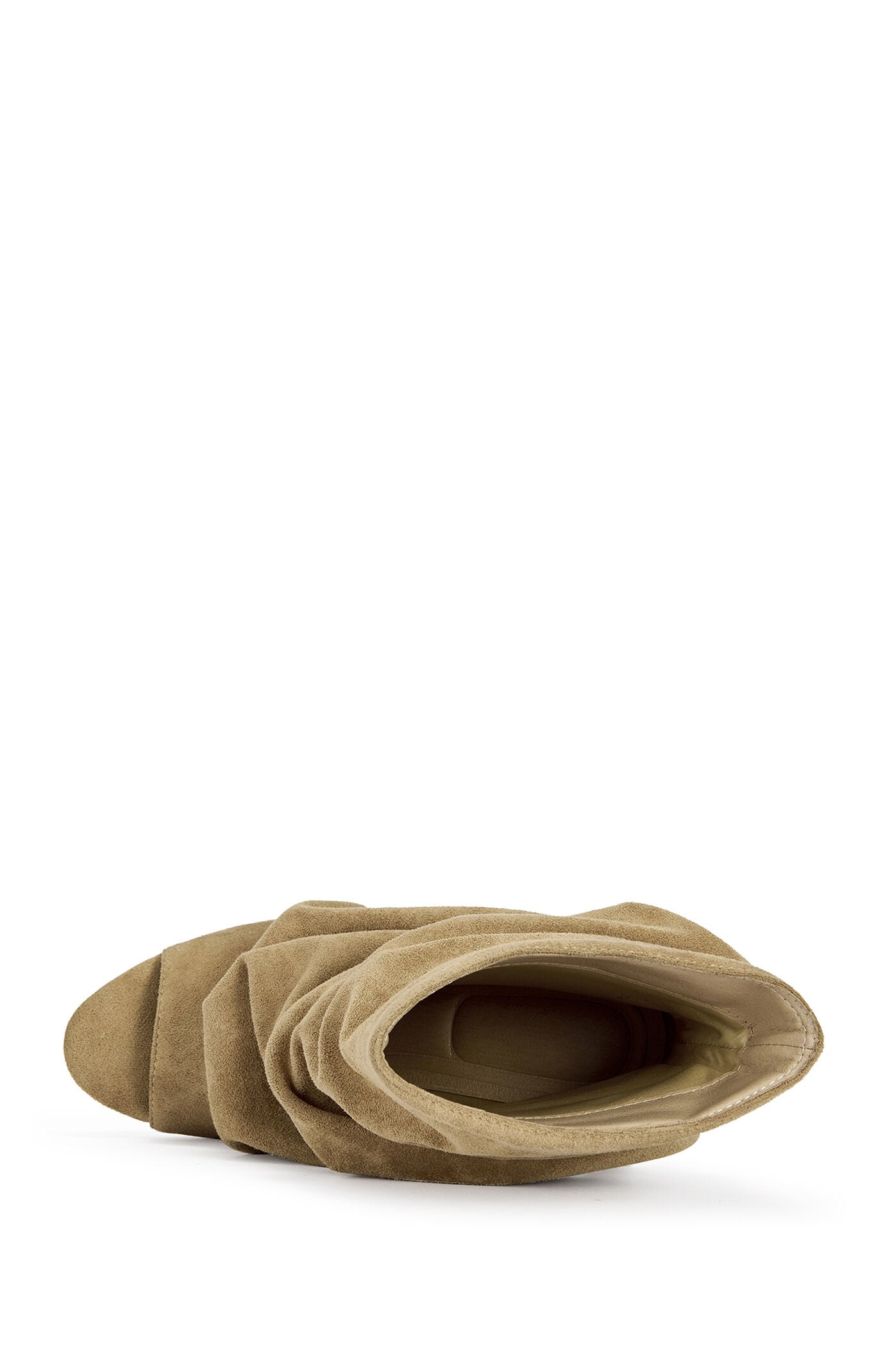 AZALEA WANG Women's Light Brown Apex Stiletto Booties