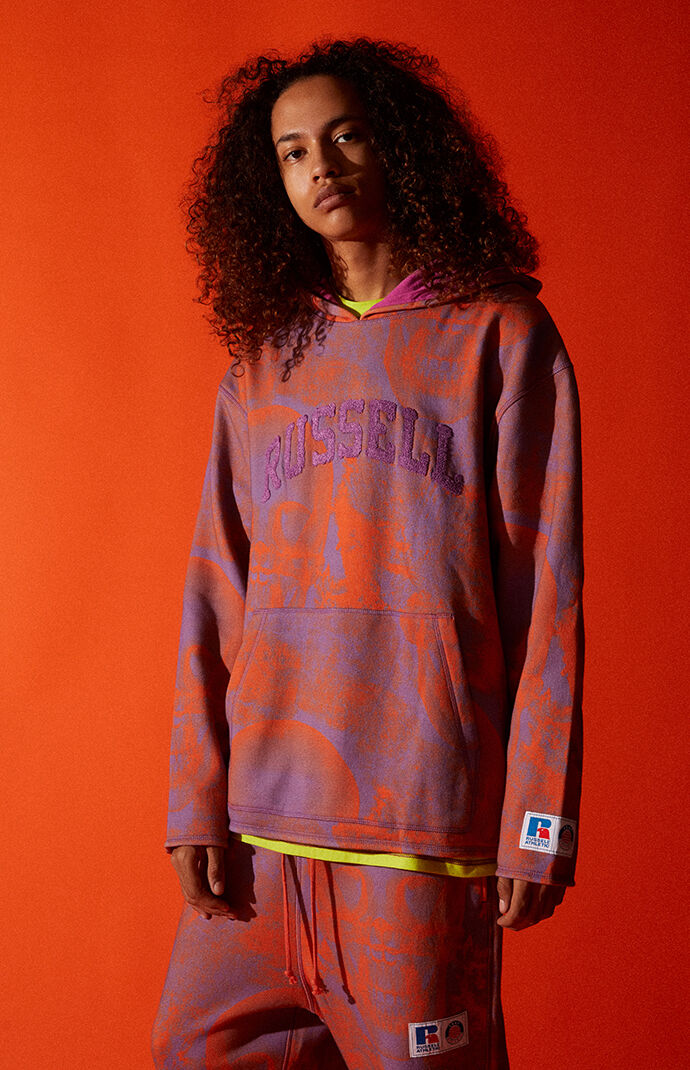 x Russell Athletic Rust Graphic Hoodie