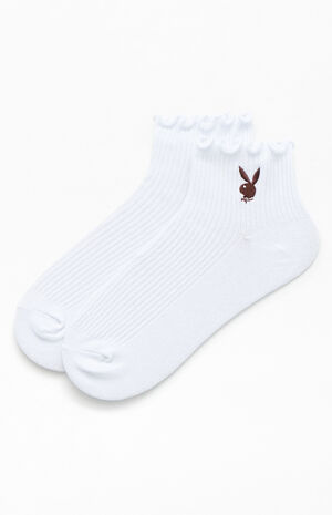 By PacSun Bunny Ruffle Socks image number 1