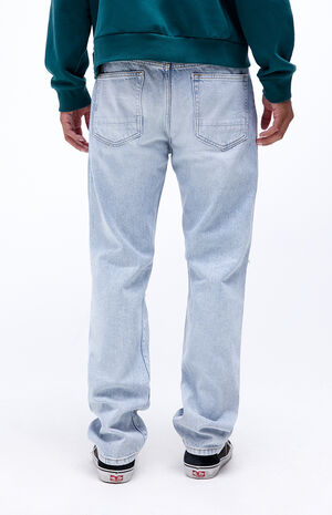 Light Indigo Baggy Rigid Jeans Light Indigo Baggy Rigid Jeans image number null