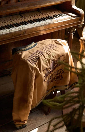 x Pacsun Medallion Canvas Work Jacket image number 1