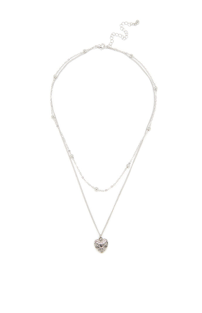LA Hearts Mustang Layered Necklace