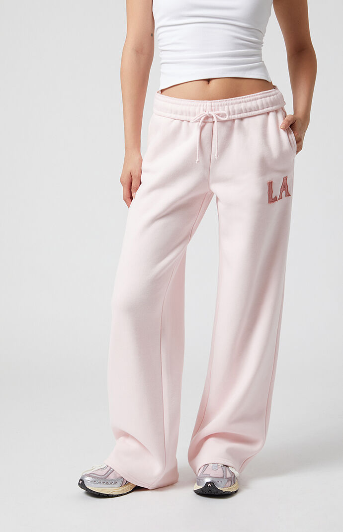 パンツ [MATINKIM]patch point sweatpants in indian pink PATCH POINT SWEATPANTS IN INDIAN PINK – Matin Kim