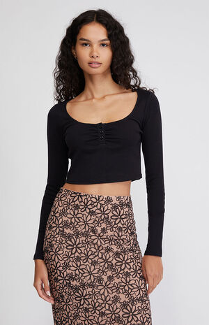 Henley Long Sleeve Top image number 1