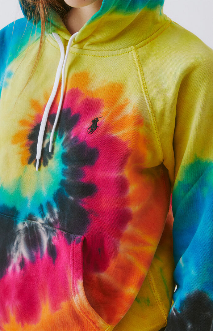 Shrunken Tie-Dyed Hoodie