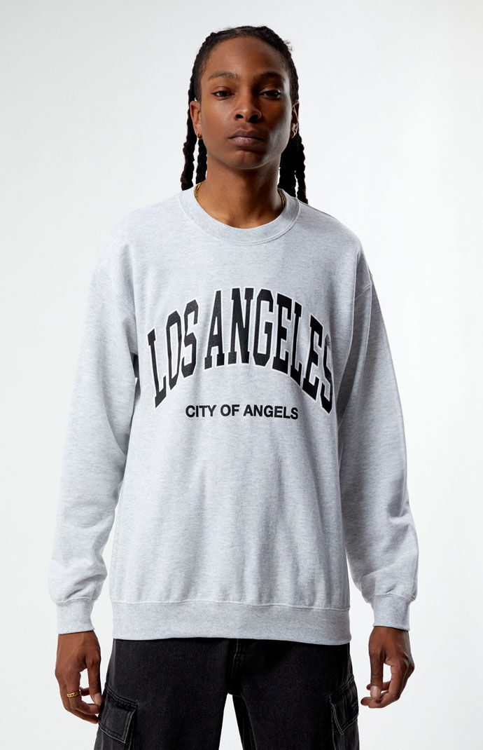 PacSun Los Angeles College Crew Neck Sweatshirt PacSun