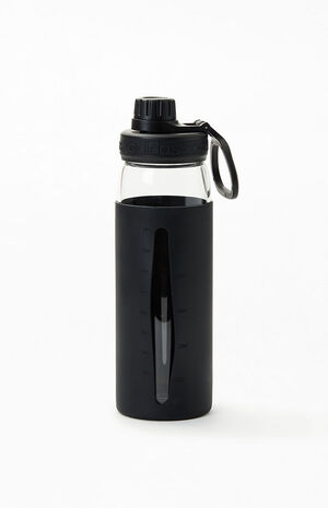 Black Squad Glass Water Bottle image number 2