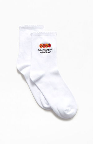 Upside Down Smile Socks image number 2