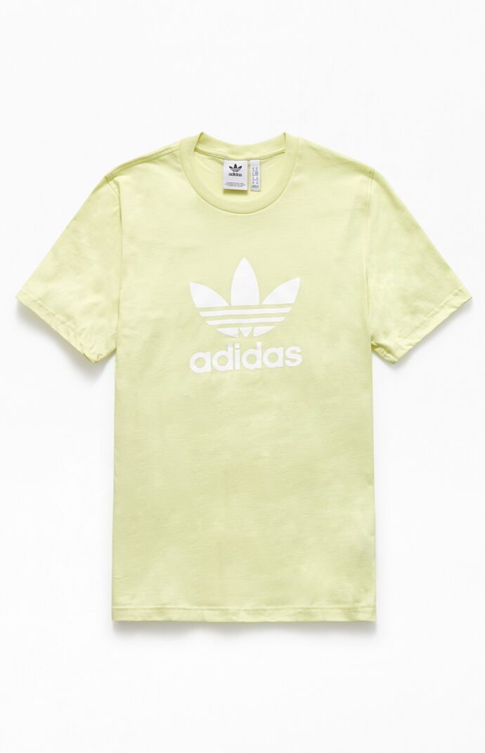 lime green adidas t shirt