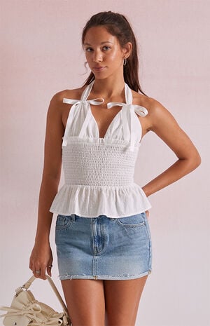 Bow Front Halter Top