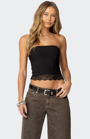 Elaina Lacey Strapless Corset image number 1