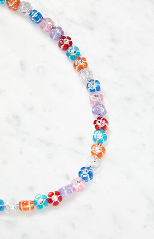 Flower Choker Necklace image number 2