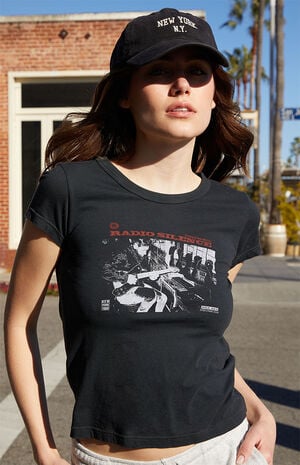 Black Radio Silence T-Shirt image number 2