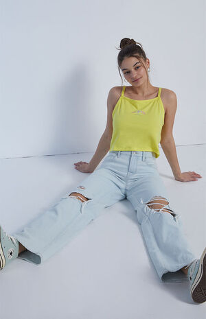 Yellow Graphic '90s Tank Top image number 4