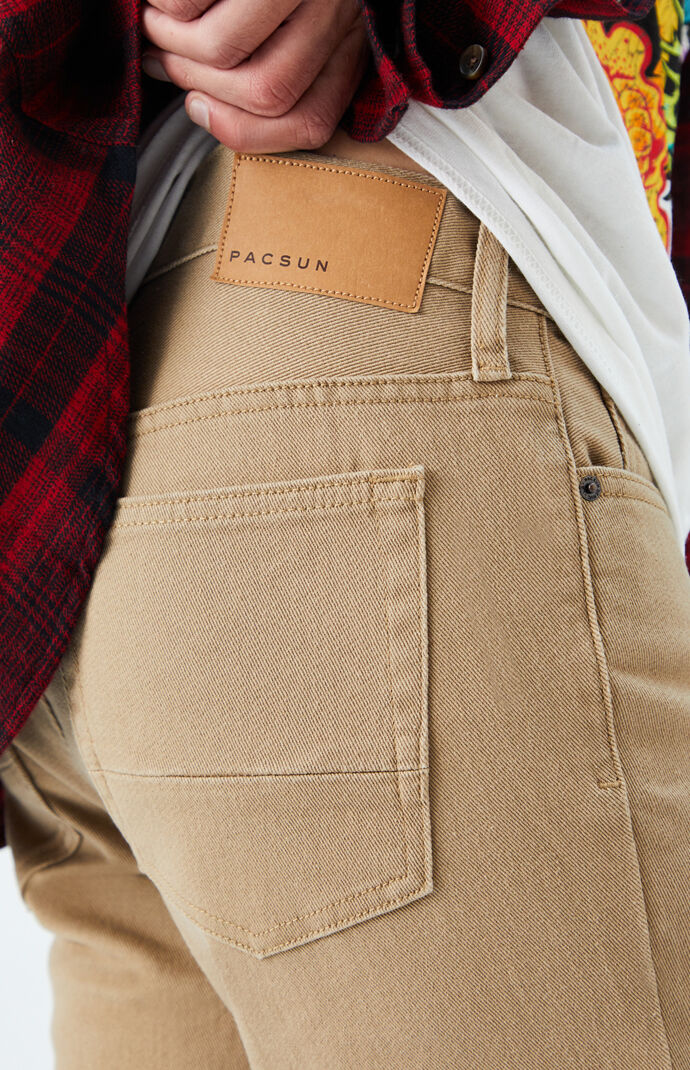 PacSun Tan Stacked Skinny Jeans PacSun