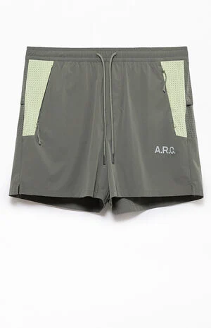 Active Olive Running Shorts image number 1