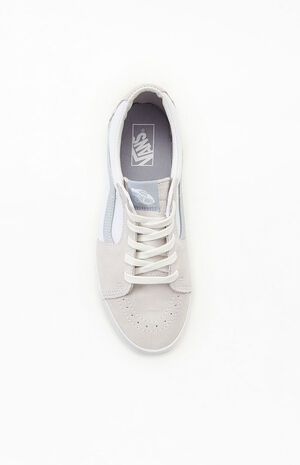 White & Gray Sk8-Low Shoes image number 5