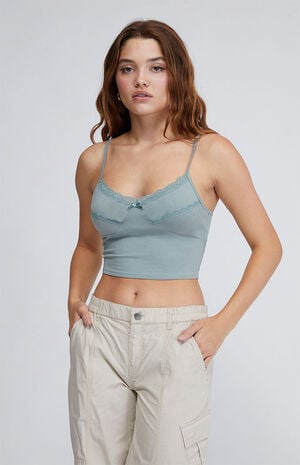 Lace Trim Tank Top image number 1