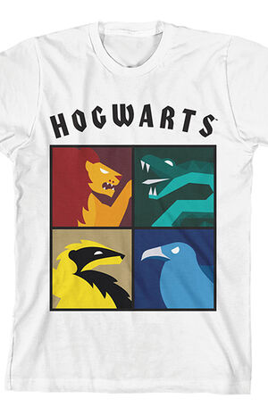College hardop Platteland Bioworld Kids Harry Potter Mascot Art T-Shirt | PacSun