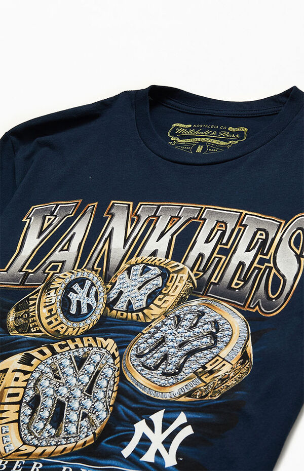 New York Yankees Mitchell & Ness Franchise Player 3/4-Sleeve Henley T-Shirt  - Dynasty Sports & Framing