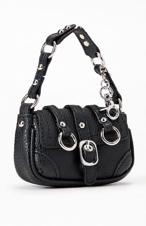 Faux Leather Mini Buckle Bag image number 4