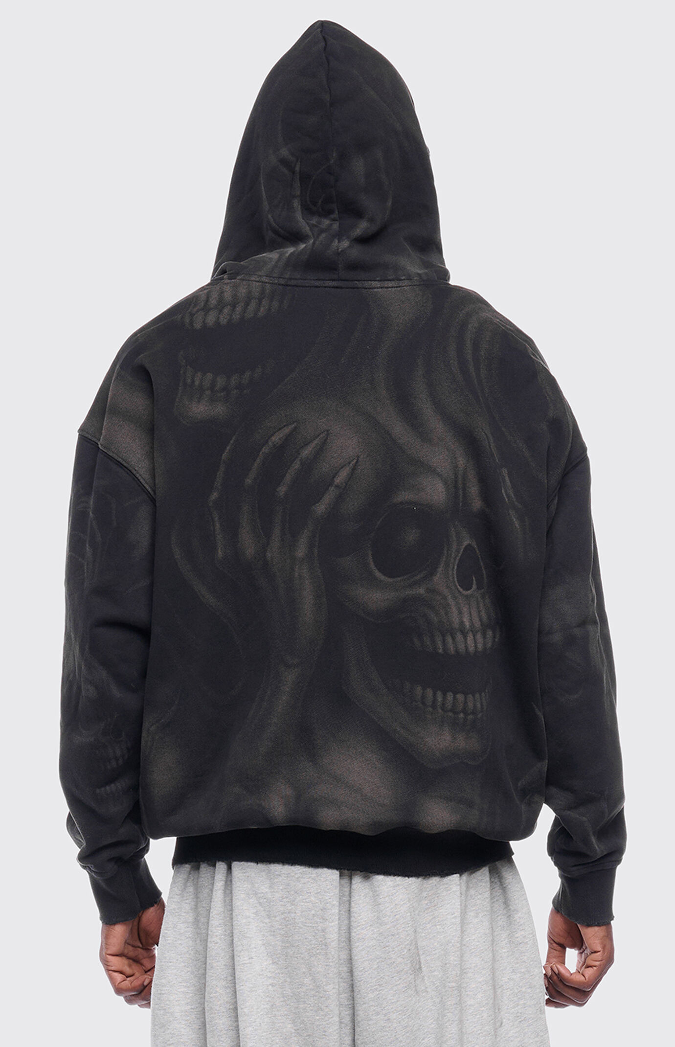 Rolling Loud Ghost Skull Zip Up Hoodie