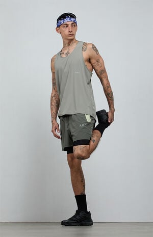 Active Olive Running Shorts image number 5