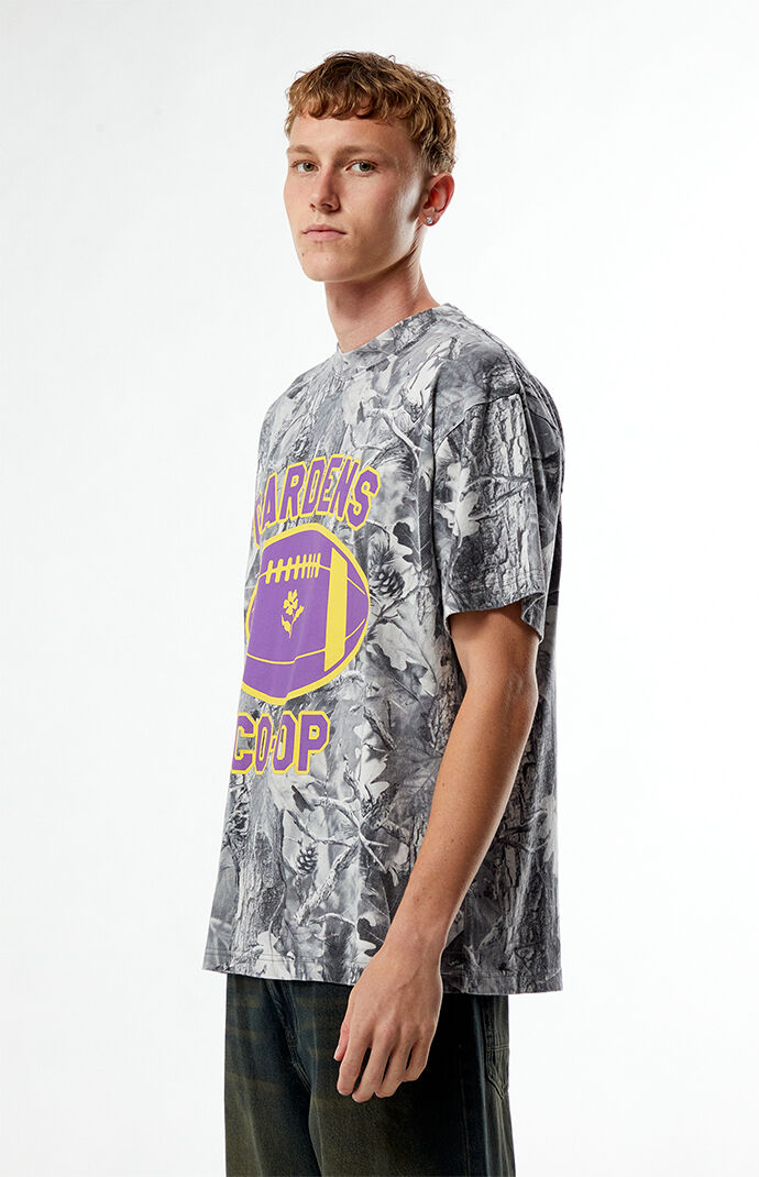 GARDENS & SEEDS CO-OP Camo Football T-Shirt | PacSun