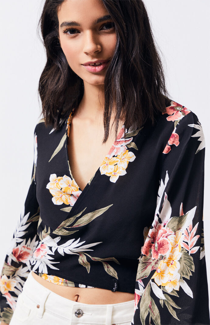 Volcom Wrap Skillz Long Sleeve Top Pacsun