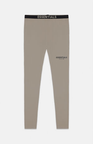 Taupe Athletic Leggings image number 1