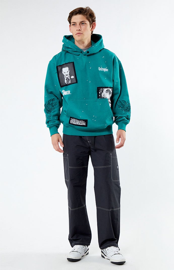 Simple casual clearance anarchy hoodie