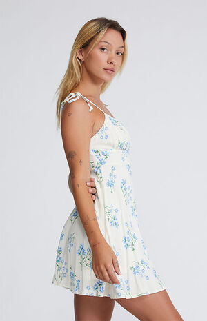 Tie Strap Fit & Flare Mini Dress image number 2